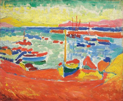 Boot bij Collioure door Andre Derain