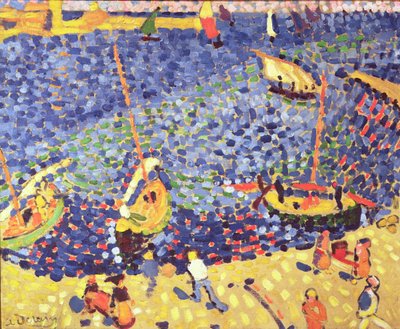 Boten bij Collioure door Andre Derain