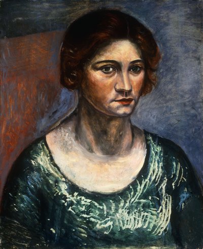 Portret van een vrouw; Portrait de Femme door Andre Derain