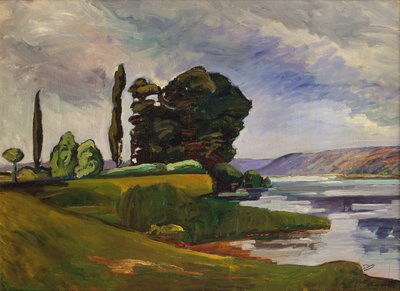 De Seine, bij Chatou, ca. 1899-1900 (olieverf op doek) door Andre Derain