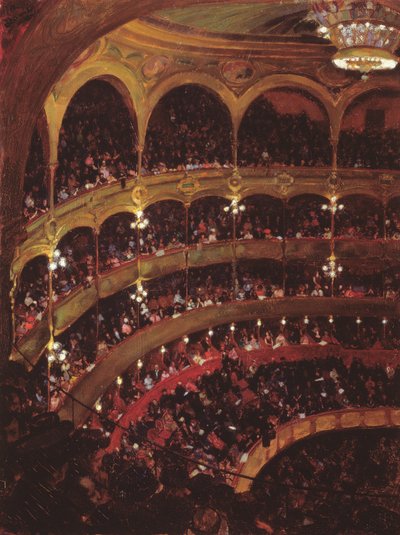 Concertzaal door Andre Devambez