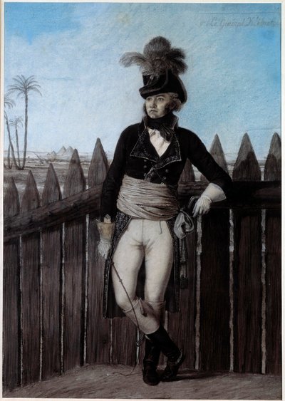 Portret van Jean Baptiste Kléber in Egypte in 1798-1799, generaal in chef van het Armee d
