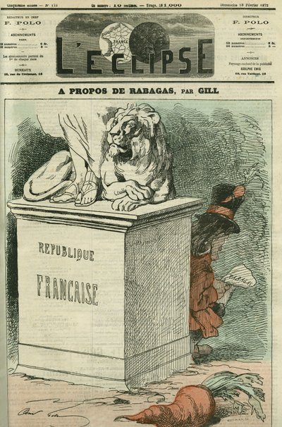 Over Rabagas, evocatie van twee stukken door Victorien Sardou (1831-1908) over de revolutionaire geest en degenen die het beleven met 