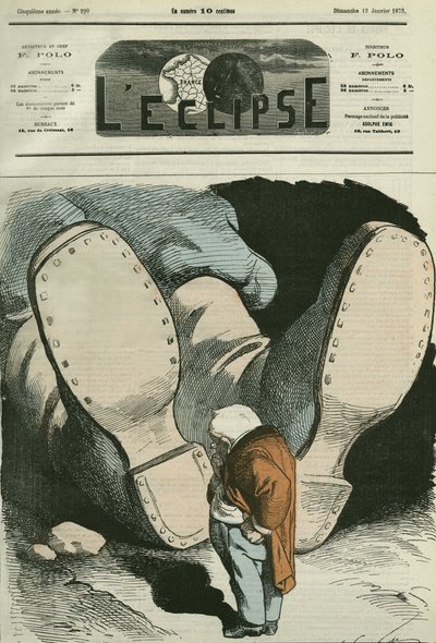 Adolphe Thiers (1797-1877), Franse staatsman. Omslag in 
