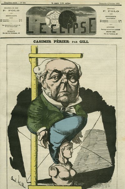 Auguste Casimir Perier (1811-1876), Franse politicus. Omslag in 