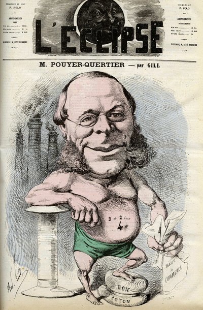 Auguste Pouyer-Quertier (Pouyer Quertier) (1820 - 1891). Omslag van 