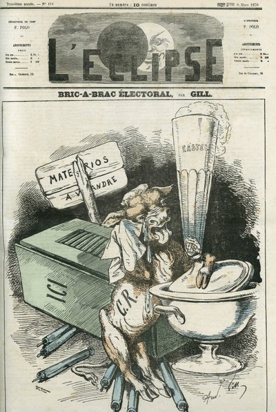 Bric a brac verkiezingen. Omslag in 
