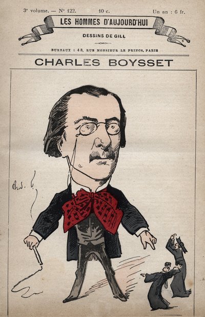 Cartoon van Charles Boysset (1817-1901) (Jurist en Republikeins Afgevaardigde) uit 