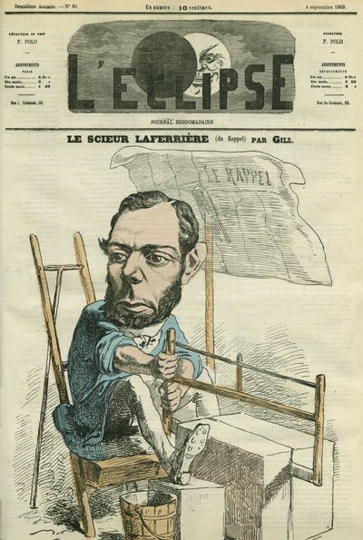 Edouard Lafferiere (1841-1901), Franse magistraat en politicus. Omslag in 
