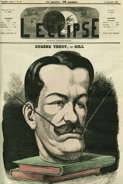 Eugene Tenot, een Franse politicus en schrijver. Omslag in 