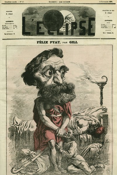 Felix Pyat (1810-1889), Franse advocaat, letterkundige en politicus. Omslag in 