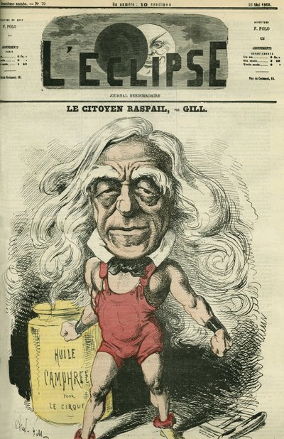 Francois-Vincent Raspail (1794-1878), chemicus, arts en Franse politicus door Andre Gill