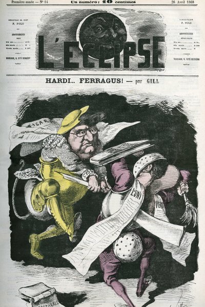 Hardi... Ferragus door Andre Gill