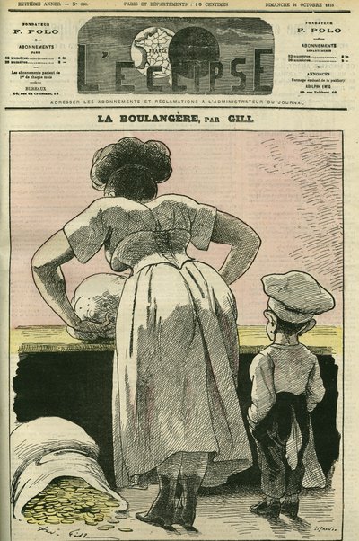 Illustratie van een bakkerij. Omslag in 