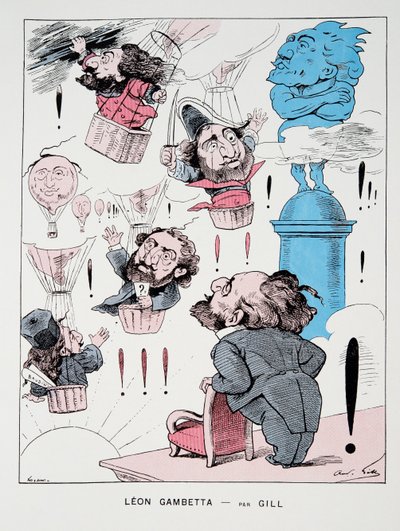 Leon Gambetta, uit Histoire de la Troisieme Republique, Vol. I, l
