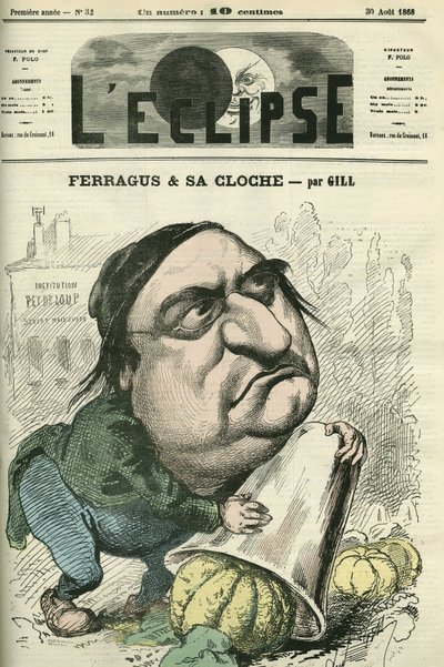 Louis Ulbach alias Ferragus (1822-1889), hoofdredacteur van de krant 
