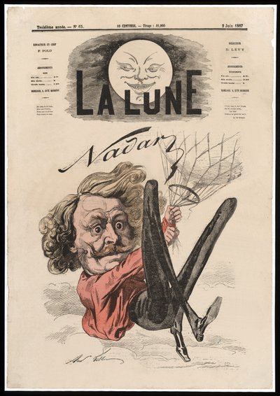 Nadar door Andre Gill
