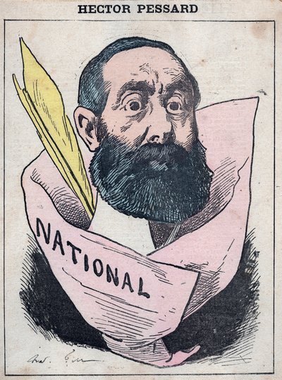 Portret van Hector Pessard, Franse journalist en eigenaar van de krant 