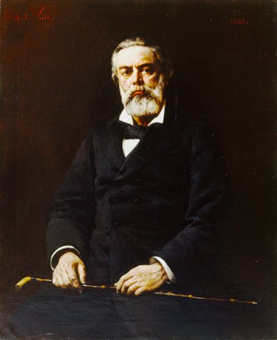 Portret van Jules Vallès, 1881 door Andre Gill