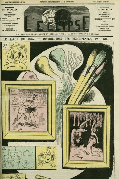 Salon van 1875. Omslag in 