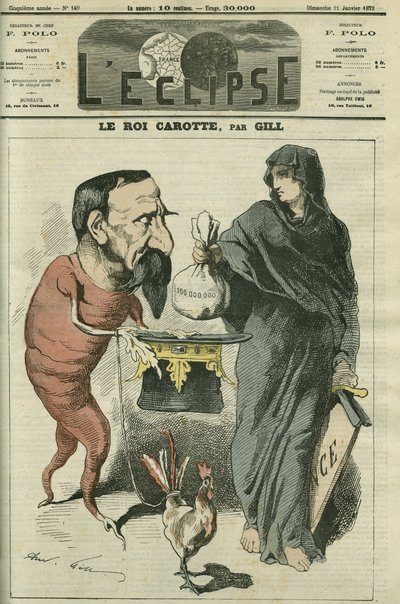 De Wortelkoning, Napoleon III (1808-1873), president van de republiek en keizer van de Fransen tot de nederlaag van Sedan in 1870. Omslag in 