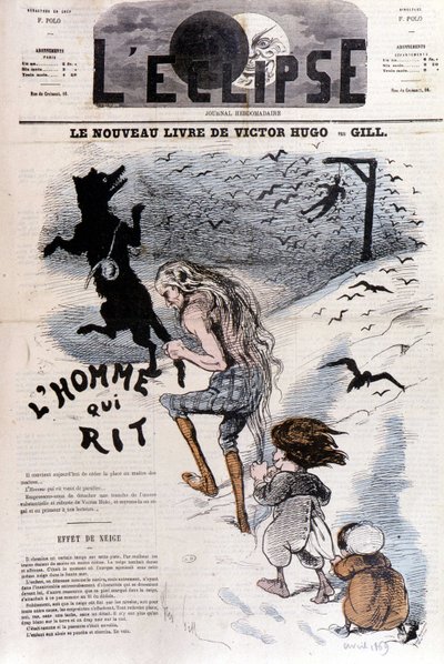 De man die lacht Victor Hugo - door Gill, in L