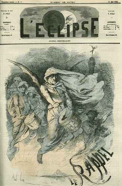 De Herinnering, illustratie van het lied door Paul Mahalin (1838-1899). Omslag in 