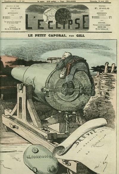 De kleine korporaal, Adolphe Thiers. Omslag in 