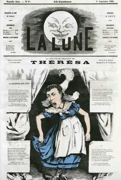 Het nieuwe lied van Theresa, zangeres van de Alcasar d