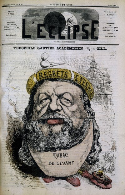 Théophile Gautier - door Gill, in 