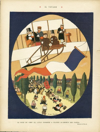 Illustratie van Andre Helle (1875-1945) in Le Rire door Andre Helle