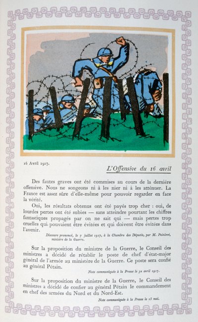 De 2e Slag bij de Aisne, 16 april 1917, 1919 door Andre Helle
