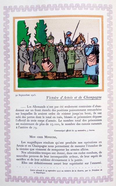 Overwinning in Artois en Champagne, 30 september 1915, 1919 door Andre Helle