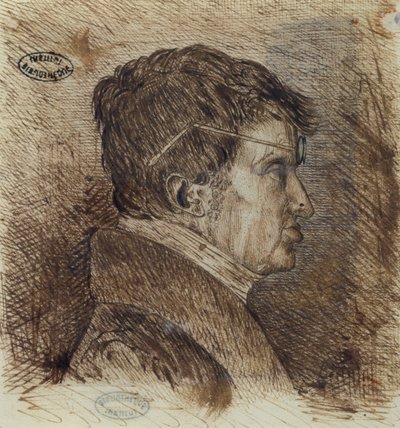 Zelfportret door Andre Marie Ampere