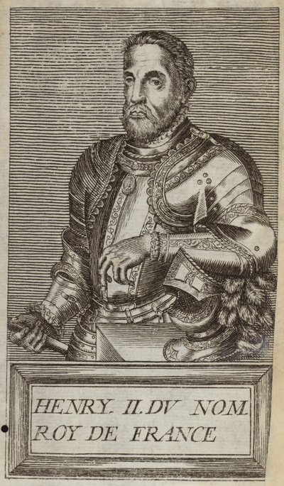 Hendrik II van Frankrijk door Andre Thevet