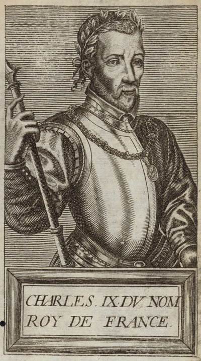 Koning Karel IX van Frankrijk door Andre Thevet