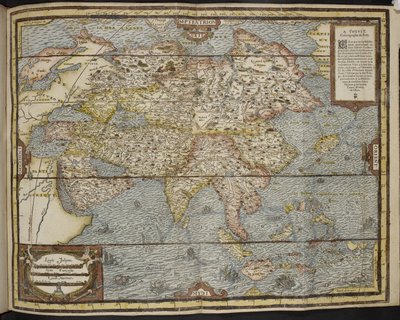 Kaart van Azië, La Cosmographie Universelle d