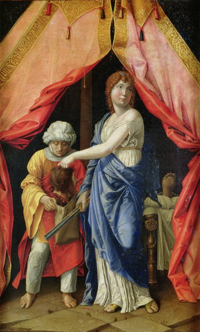 Judith met het Hoofd van Holofernes door Andrea (after) Mantegna