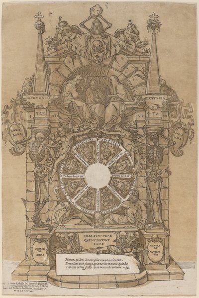 Allegorie op de Dood door Andrea Andreani