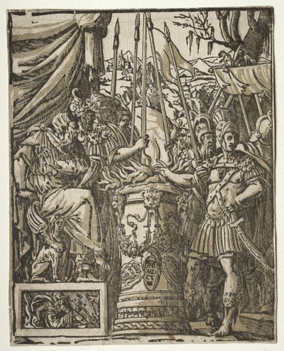 Mucius Scaevola door Andrea Andreani