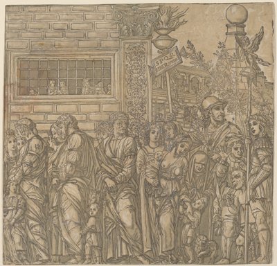 De Triomf van Julius Caesar, 1599 door Andrea Andreani