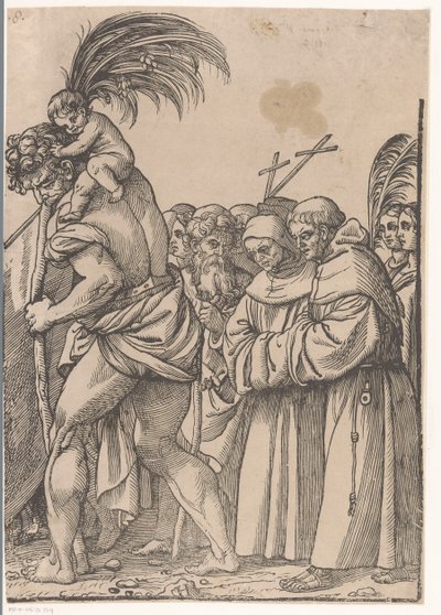 Triomf van Christus (achtste deel) door Andrea Andreani