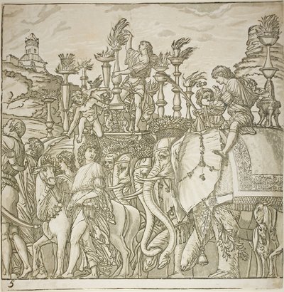 Triomf van Caesar door Andrea Andreani