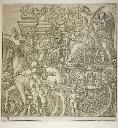 Triomf van Caesar door Andrea Andreani