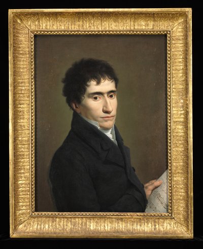 Portret van een Musicus, c. 1800 door Andrea Appiani