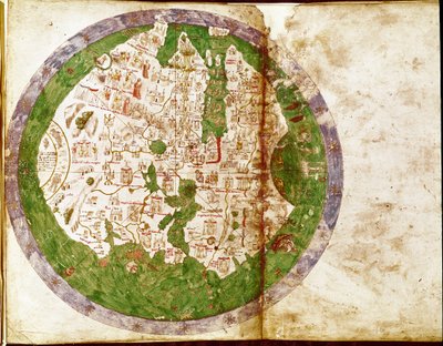 Kaart van de wereld door zeeman-cartograaf Andrea Bianco (15e eeuw) door Andrea Bianco
