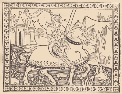 La Giostra di Giuliano de Medici, ca. 1495-1500 door Andrea Ghirlandi