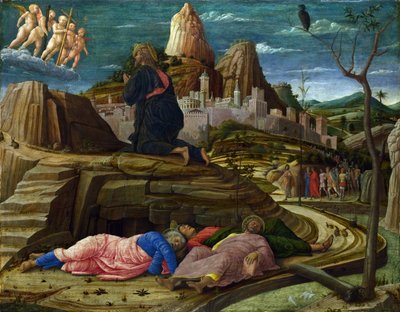 Agonie in de Tuin, c.1460 door Andrea Mantegna