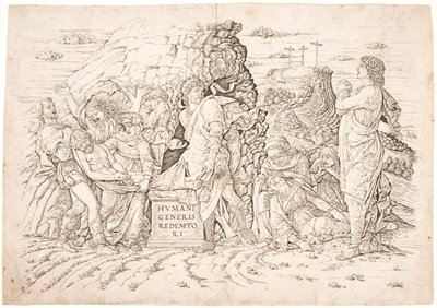 Begrafenis door Andrea Mantegna