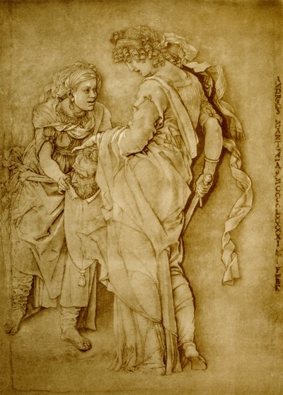 Judith met het hoofd van Holofernes door Andrea Mantegna